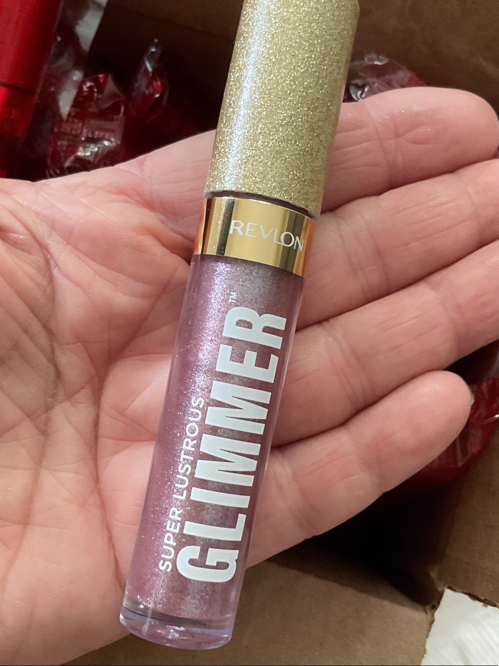 Revlon Super Lustrous Glimmer Gloss Lavendar Lust Sheer